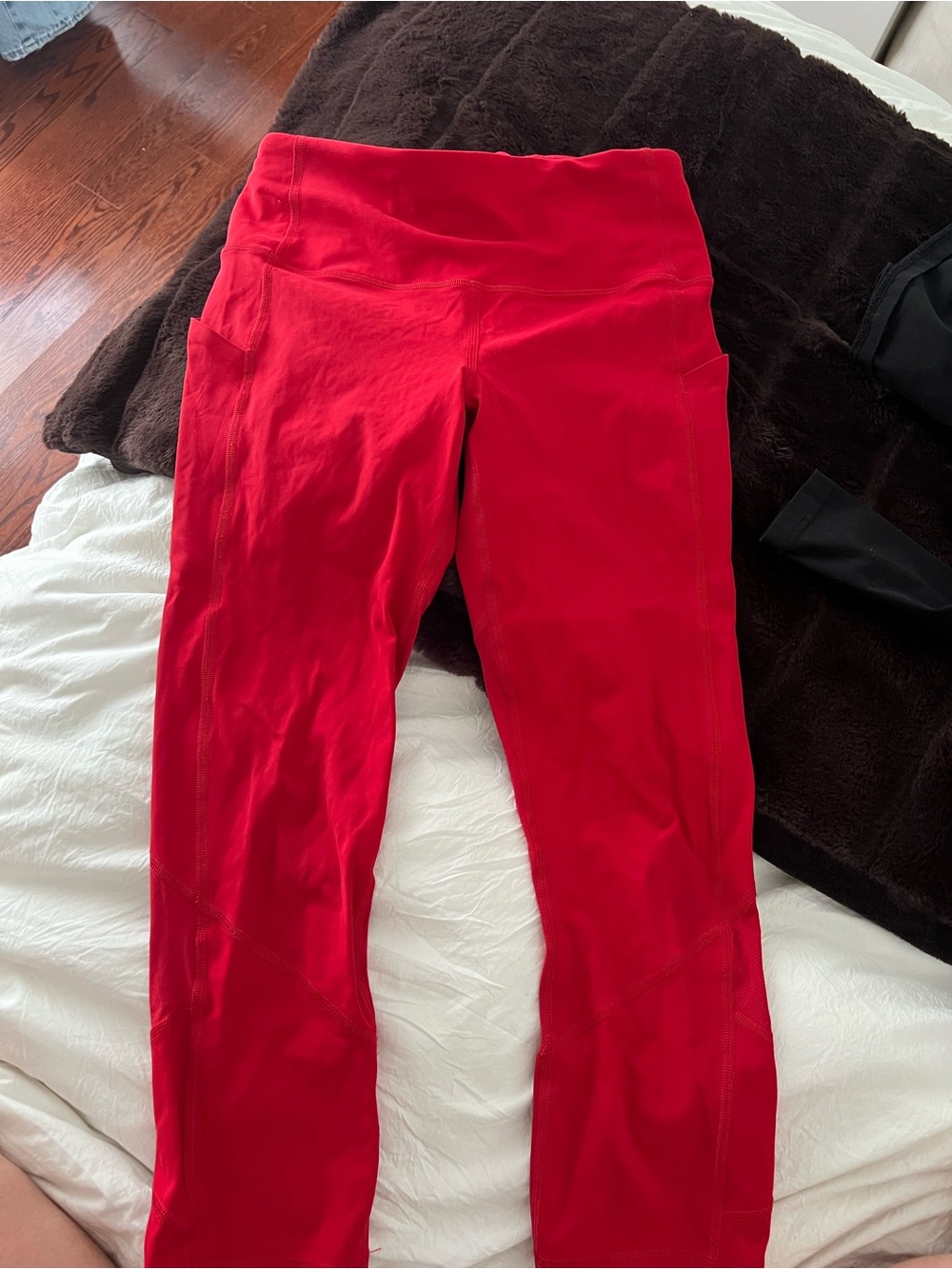 lululemon athletica Red High-Rise Leggings